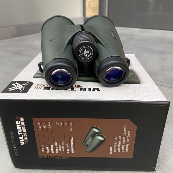 Бинокль Vortex Vulture HD 10x56, фазовая коррекция, широкое поле обзора, чехол 0296 фото. Лучшие цены!