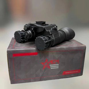Бінокуляр нічного бачення AGM NVG-40 NW1, Gen2+, білий фосфор, ПНВ з двома трубками 5782 фото. Найкращі ціни!