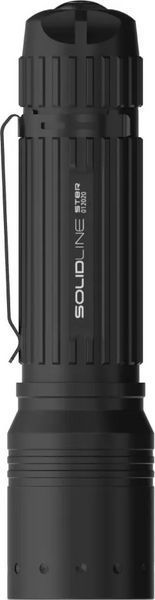 Solidline ST8R Flashlight, Rechargeable, with Wireless Charging and Wall Mount, 600/250/10, Blister