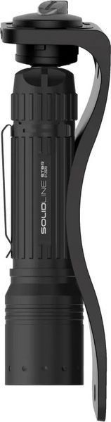 Solidline ST8R Flashlight, Rechargeable, with Wireless Charging and Wall Mount, 600/250/10, Blister