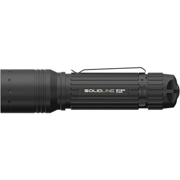 Solidline ST8R Flashlight, Rechargeable, with Wireless Charging and Wall Mount, 600/250/10, Blister
