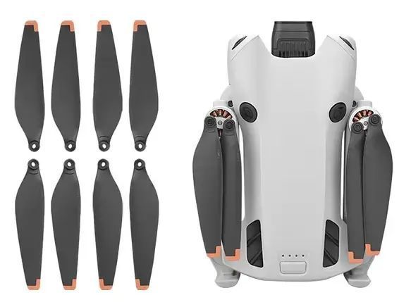 Комплект лопатей для DJI Mini 3 Pro / Mini 4 Pro Low-Noise Propellers (8 штук) 6681 фото. Найкращі ціни!