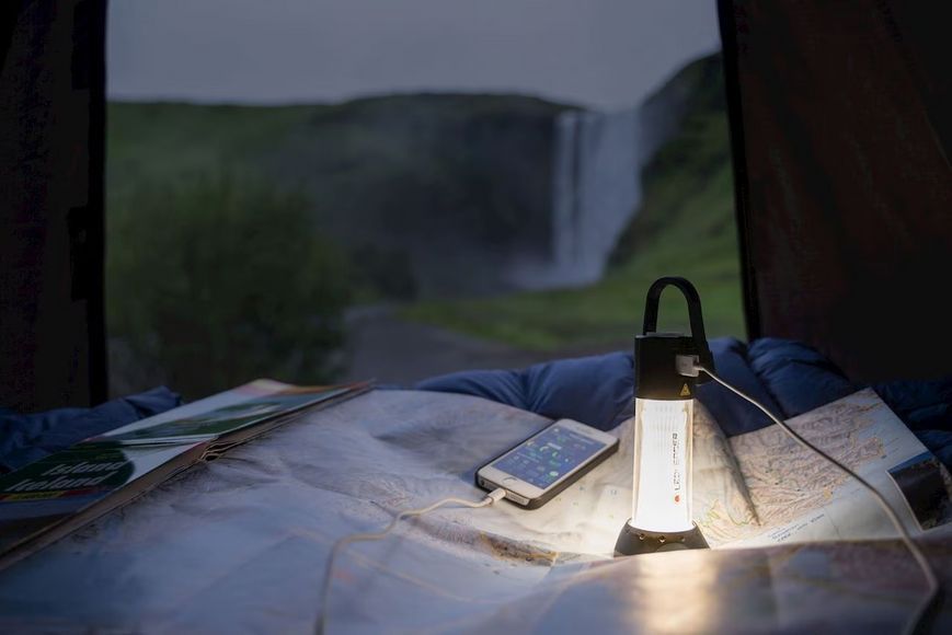 Ledlenser ML6 Camping Lantern with Powerbank Function, Rechargeable, 750/550/20