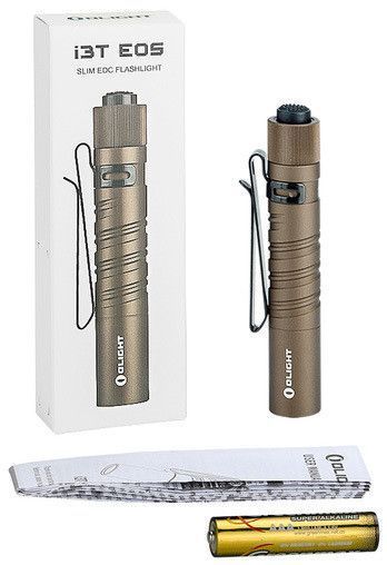 Фонарь Olight I3T EOS Desert Tan 1323 фото. Лучшие цены!