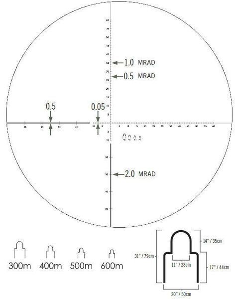 Monocular Vortex SOLO&reg; R/T 8x36 with MRAD Rangefinder Reticle