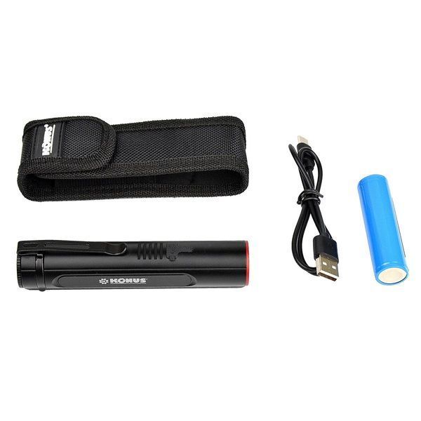 Ліхтар KONUS KONUSLIGHT-2K (1000/2000 Lm) USB Rechargeable 3650 фото. Лучшие цены!