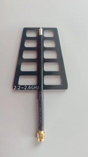 Aeronetix Log-Periodic Control \ Video Channel FPV Antenna 2.2-2.7 GHz SMA