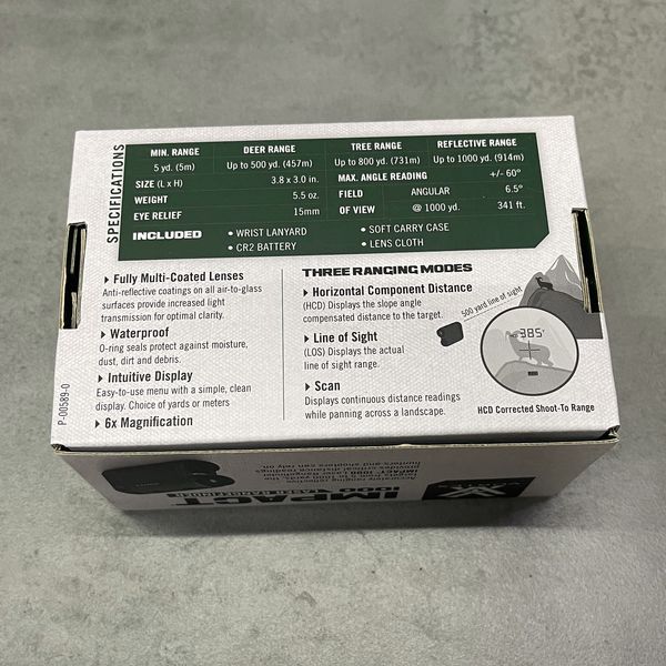 Далекомір лазерний Vortex Impact 1000, 6x20, дальність 4.6 - 914 м, режим LOS 0269 фото. Найкращі ціни!
