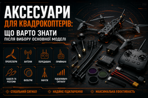 Аксесуари для квадрокоптерів: що варто знати після вибору основної моделі фото