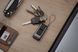 LedLenser K6R Gray Keychain Flashlight with Red Light Mode, Rechargeable, 400/200/20