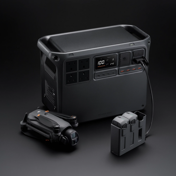 DJI Power 2000 Portable Power Station, 2048 Wh, 3000 W, LiFePO4
