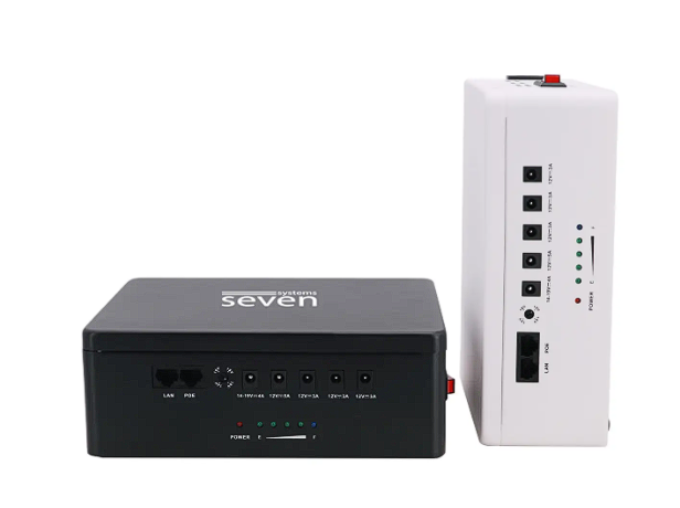 Backup power supply SEVEN-7960 white 60W LiFePO4 with output voltage regulation