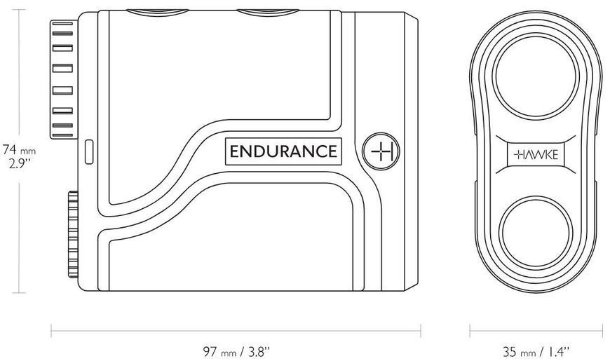 Далекомір Hawke LRF Endurance 6x21 1000м 0761 фото. Найкращі ціни!