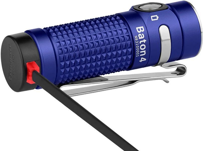 Ліхтар Olight Baton 4 Premium Regal Blue 5759 фото. Найкращі ціни!