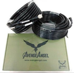 Комплект антенны AVENGER Booster PLUS 2.4G/5,2/5.8G,+ кабель 20м RG8 для Avenger N-Type &ndash; QMA, 20 м (2 дроти) 4472 фото. Лучшие цены!