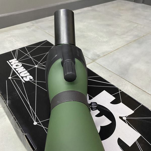Підзорна труба KONUS KONUSPOT-80C 20-60x80, штатив у комплекті, чохол, адаптер для смартфона 0282 фото. Найкращі ціни!