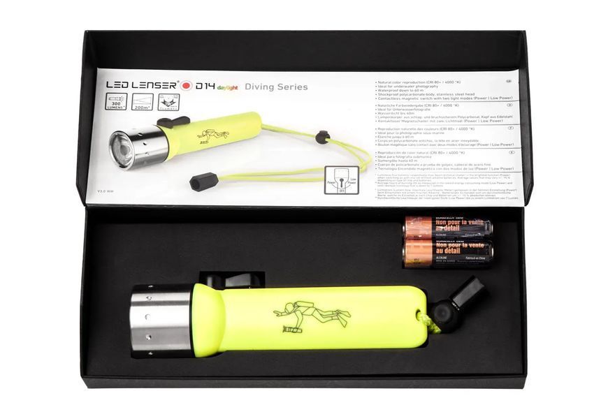 Подводный фонарь LedLenser D14 6567 фото. Лучшие цены!